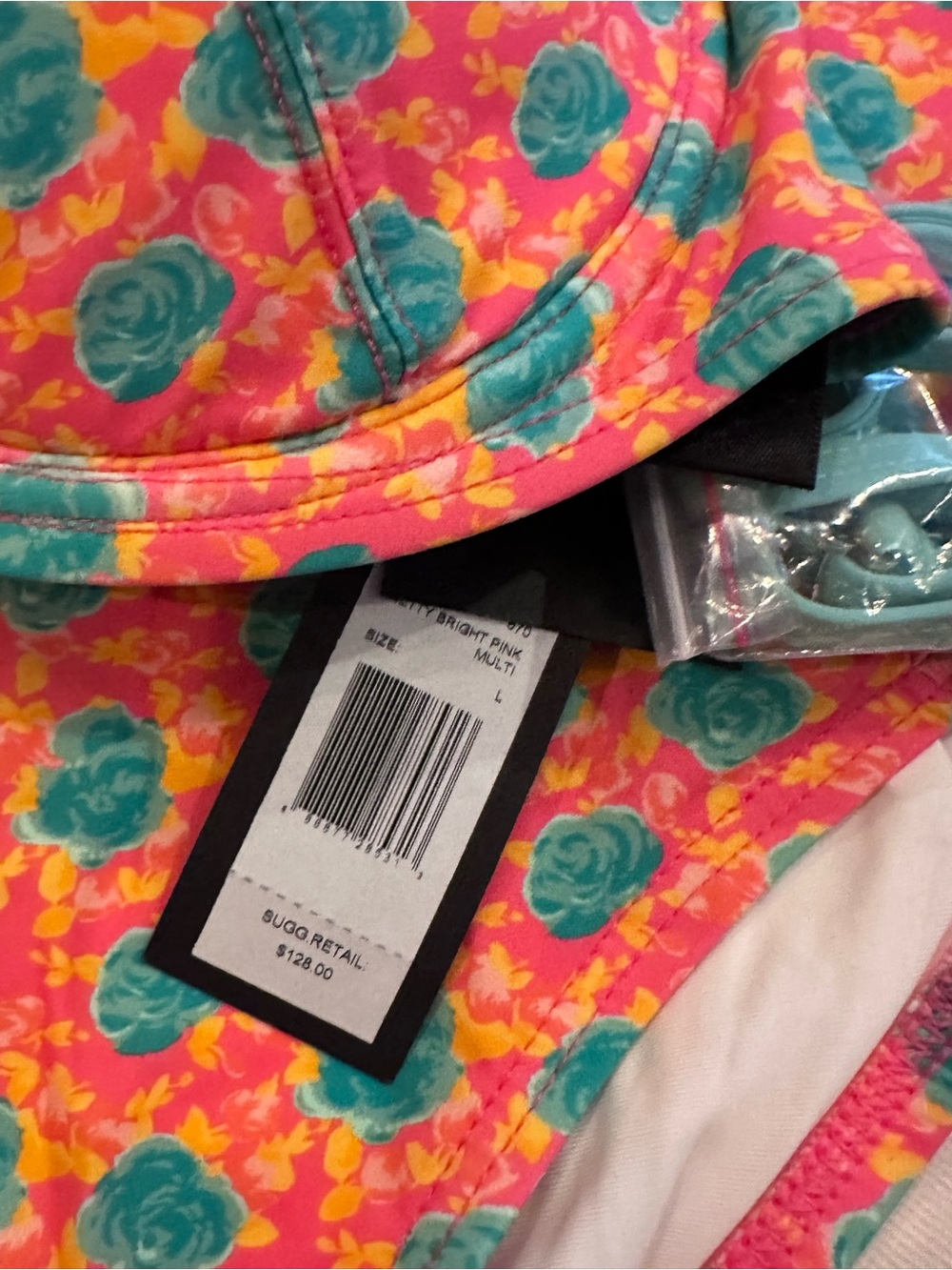 Marc by Marc Jacobs High-Waist Floral Bikini - Orange & Green - Picture 4 of 8